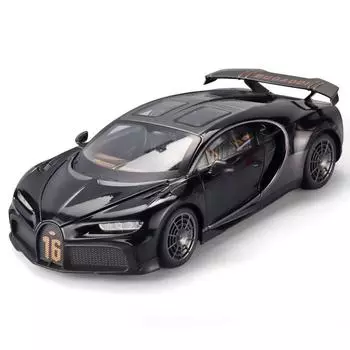1/18 Bugatti Chiron Supercar Alloy Diecast Toy Scale Car Model Sound and Light Miniature Vehicle Children s Toy Collection Decorative Gift