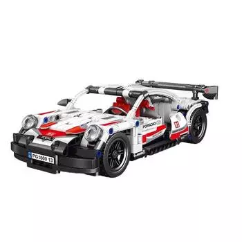 1:18 гоночных автомобилей, техническая модель, 446 шт., строительные блоки, набор кирпичей MOC, детские строительные игрушки для мальчиков, игра в подарок Only Colorful Light