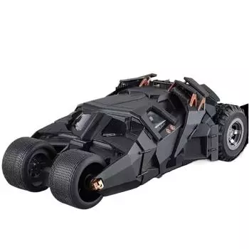 1/18 Классический автомобиль из фильма 2008 Bat-mobile Alloy Bat Sports Car Модель литой металлической гоночной боевой машины Модель Звук Свет Детские подарки