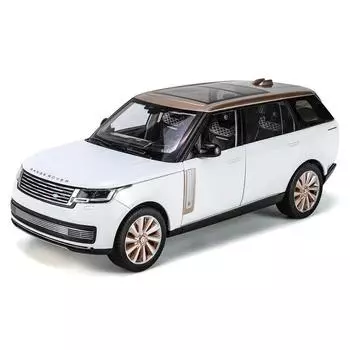1/18 Land Rover Range Rover игрушечная модель игрушечного автомобиля литая модель автомобиля со звуком и подсветкой четырехколесная подвеска модель автомобиля подарок для мальчика