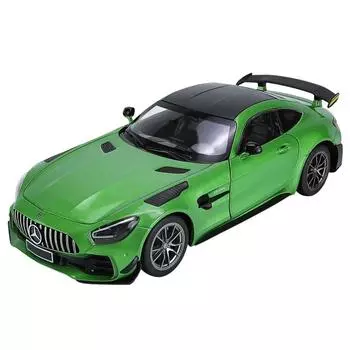 1/18 Mercedes-Benz GTR Demon литая игрушечная модель автомобиля со звуком и светом детские игрушки коллекционные предметы подарок на день рождения