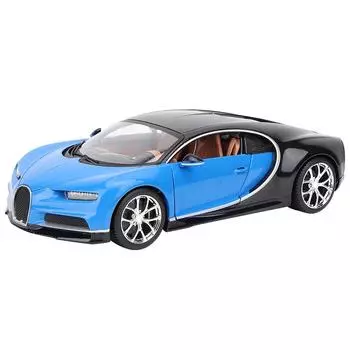 1:18 Модель автомобиля Bugatti Chiron Alloy для коллекции подарочной мебели и украшений(синий) синий
