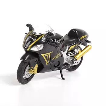 1/18 модель мотоцикла из сплава, имитация сплава, литая под давлением модель игрушечного автомобиля, подарок, внедорожный мотоцикл, коллекция для детей и мальчиков 1/18-Size:14.5*6.5*7.5cm чёрный