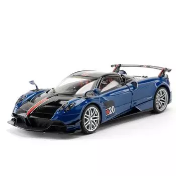 1/18 Pagani Huayra BC Alloy Sports Car Model Diecast Metal Racing Car Model Vehicle Simulation Sound and Light Kids Toy Gift красный