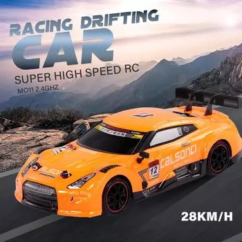 1/18 RC Car Racing Drift Car 28 км/ч 4WD Высокоскоростной гоночный автомобиль Детский подарок RTR красный