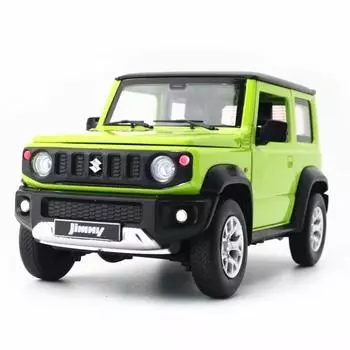 1/18 Suzuki Jimny SUV игрушечная модель автомобиля CCA литая игрушечная машинка миниатюрная звук и свет двери открываются коллекция подарок для мальчика ребенок