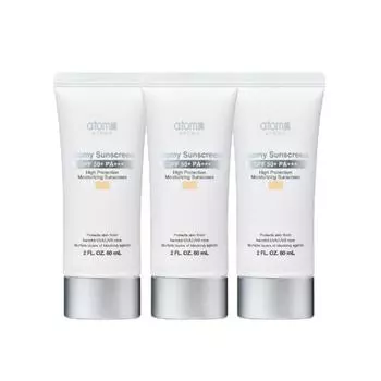 1+1+1 Atomy Premium Sun Cream бежевый, 3 коробки, 60 мл