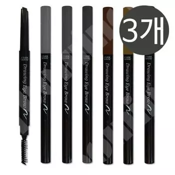 1+1+1 Etude House Drawing Eye Brow, No. 6 Ash Brown, 3 pcs.