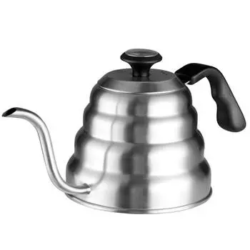 1/1,2 л чайник для заваривания кофе из нержавеющей стали 304 с термометром 1.2L