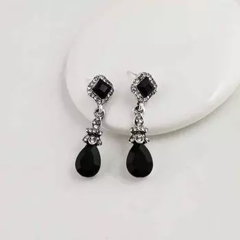 1.1*4 см ювелирные изделия модные серьги со стразами женские серьги-подвески flash Lady Super 1 пара мистические ювелирные изделия сплав уникальный 1.1*4cm