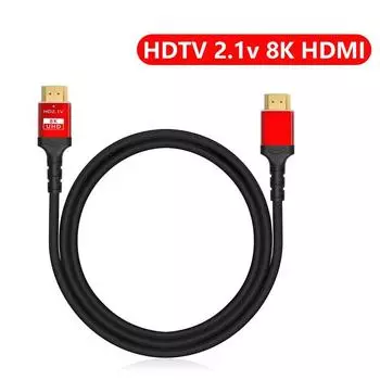 1 1,5 2 м HDMI 8K кабель 60 Гц 2,1 В 4K 144 Гц 3D телевизор компьютер монитор проектор игровая консоль PS аудио и видео 1m