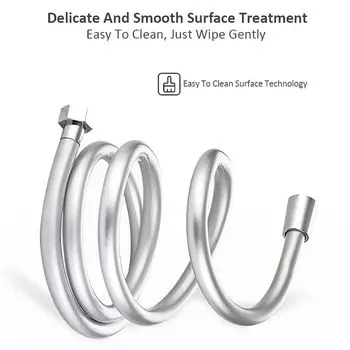 1/1,5/2 м ПВХ шланг для душа, гибкий, не скручивающийся, взрывозащищенный, удлинительная трубка для шланга для смесителя в ванной комнате Type B-1m