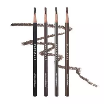 [1+1/эксклюзивно онлайн] Wakemake Artist Hard Pencil 4COLOR, корейская косметика, KPOP 01 stone