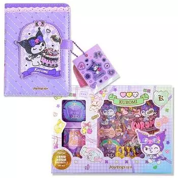 1 + 1 брелок Sanrio Dakku, дневниковая заметка + клейкая лента, наклейка, подарочный комплексный набор, 02. S5962A02 Фиолетовый