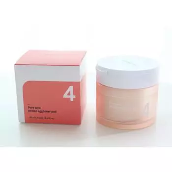 1+1 Числав Нет. 4 подушечки с тонером Pore Zero Peeled Egg, 70 листов по 190 мл, 70 штук, 2 штуки