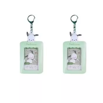 1+1 держатель Pooka Sanrio Poca фото держатель для карт чехол брелок для ключей сумка брелок для ключей Healflow