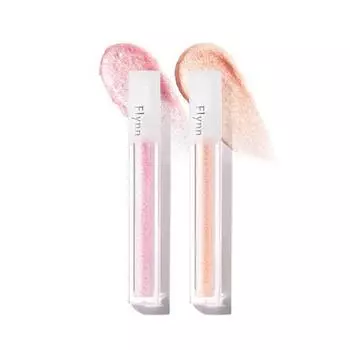 [1+1] Flynn Light Catcher Liquid Glitter 3,5г,корейская косметика, KPOP 04 Ivory Light 1+1