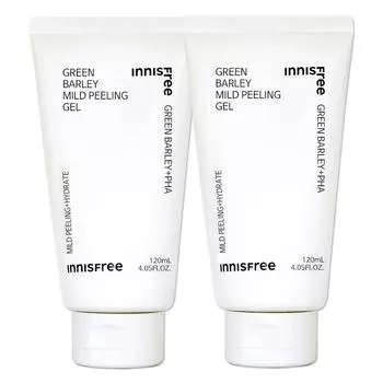1+1 Innisfree Green Barley Gommage Peeling Пилинг-маска 120 мл, 1+1 (2 куска)