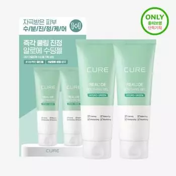 [1+1] Kim Jeong-moon Aloe Cure Aloe Renewal Soothing Gel Special 150ml, Корейский солнцезащитный крем