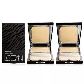 1+1 L Ocean Two-Win Cake Двусторонняя пудра для торта, нет. 13 Светло-бежевый, 1 комплект
