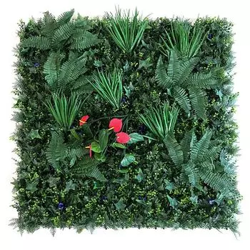1*1 м Искусственная стена из растений Зеленая стена из растений Искусственная трава Кожа для наружного украшения Зеленый искусственный газон Фоновая стена 7100
