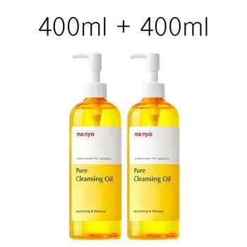 1+1 Manyo Factory Pure Cleansing Oil 400ml x 2