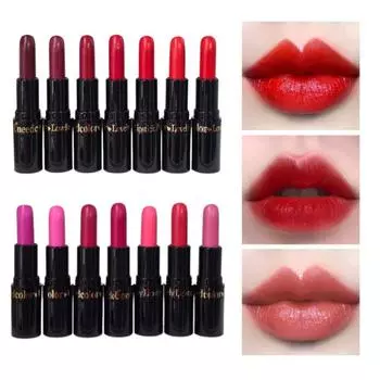 1+1 Miracle Dine отечественного производства, влажная помада с хорошим цветом, 3-2 Red Wine + 3-5 Love Scarlet, 1 шт.