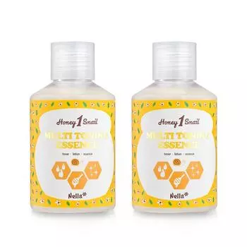 1+1 Nella Multi Toning All-in-One Snail Essence/Skin + Lotion + Essence сразу, 2 ед., 200мл