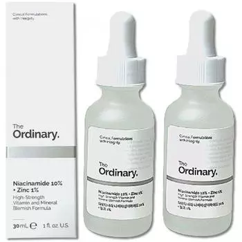 1+1 Ниацинамид 10% Цинк 1% THE ORDINARY Витаминная ампула 30 мл