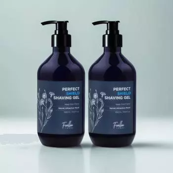 1+1 Poelier Homme Perfect Shield Гель для бритья 500 мл+500 мл одна штука