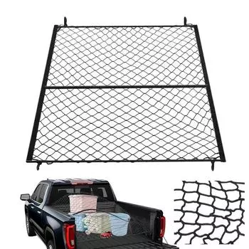 1.1x1.2m Truck Bed Cargo Net Elastic Auto Trunk Rear Organizer Pickup Truck Bucket Cargo Fixed Mesh Net For Suv Truck CHINA
