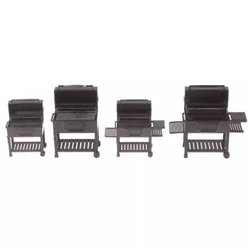 1/20 1/25 кукольный домик имитация барбекю гриль модель кукольный домик мини кухня декор аксессуары кукольный домик уличная сцена орнамент A2 With bracket