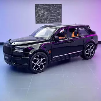 1/20 Rolls Royce SUV Cullinan Alloy Luxy Car Model Diecast Metal Vehicles Car Model Simulation Sound and Light Children Toy Gift белый