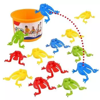 1-20 шт. Игрушка-прыгучая лягушка для родителей и детей, прыгающие лягушки, игрушка для снятия стресса для детей, подарок на день рождения 1pcs разноцветный