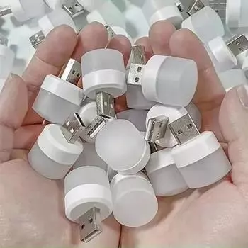 1-20 шт. мини-светодиодная USB-лампа с подсветкой, портативная защита глаз, книжный светильник для чтения, маленькая круглая автомобильная лампа, компьютерные мобильные лампы