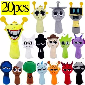 1-20 шт. плюшевые игрушки плюшевые куклы игра мультфильм подушки дети подарки на день рождения мягкие куклы рождественский подарок