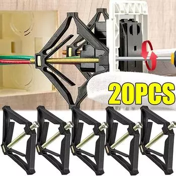 1/20 шт. Устройство для ремонта настенных розеток, устройство для ремонта распределительной коробки, фиксированный набор для ремонта нижней кассеты, электрические аксессуары