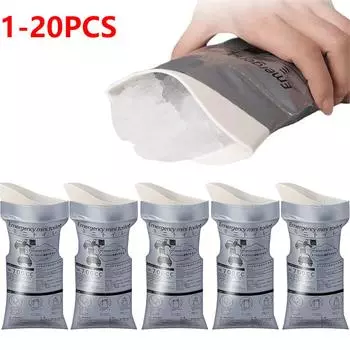 1-20PCS Car Mini Toilet Urine Bag 700ml Outdoor Camping Emergency Urinate Bags for Women Men Travel Portable Toilet Vomit Bag