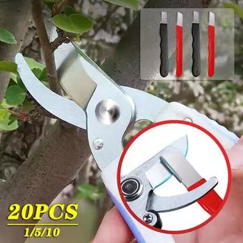 1-20PCS Professional Kitchen Knife Sharpener - Tungsten and Diamond Ceramic Whetstone for All Blades Including Garden Shears As shown