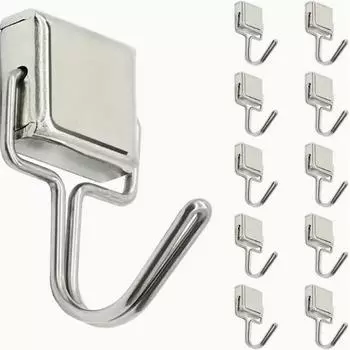 1-20PCS Strong Magnetic Hooks Multi-Purpose Storage Hooks Home Kitchen Bar Storage Hooks Key Storage Hooks Bathroom Hangers