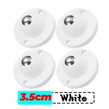 1-20x Self Adhesive Caster Wheels Universal 360° Pulley Rotating Wheels Swivel Casters Wheel Sticky Pulley Box Roller Cabinet 1PCS