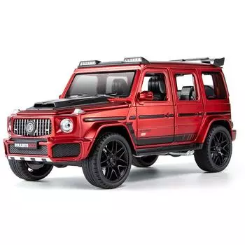 1:22 масштаба Benz G800, литая под давлением модель автомобиля из сплава, игрушечный автомобиль с откатным механизмом со светом и звуком для мальчиков и взрослых, подарок 1/22-21.5x9.3x9.3cm белый