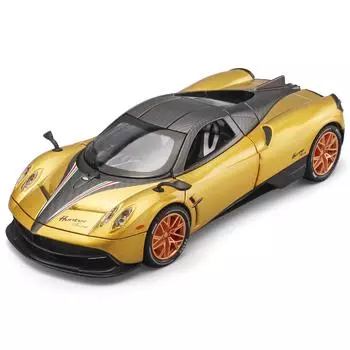 1/22 Pagani Huayra Dinastia Supercar Alloy Car Toy Car Metal Collection Model Car Sound and Light Toys для детей золотой