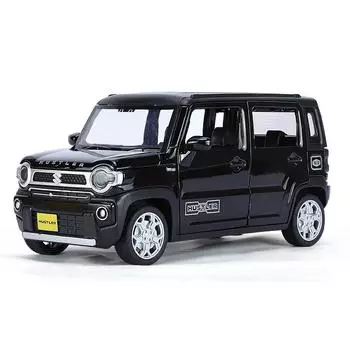 1/22 Suzuki Hustler SUV литая модель автомобиля со звуком и светом инерционный механизм детская игрушка коллекционная вещь подарок на день рождения белый