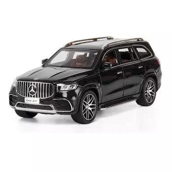 1/24 Benz Maybach GLS63 Alloy Luxy Car Model Diecast Metal Toy Car Model Collection Sound and Light High Simulation Children Gift белый