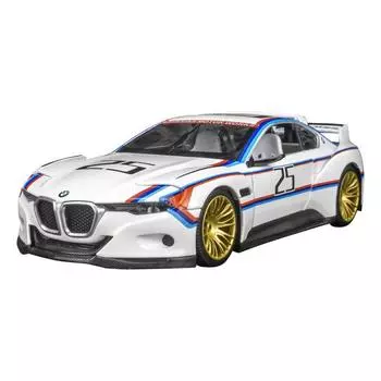 1/24 BMW 3.0 CSL Hommage R литая модель игрушечного автомобиля литые металлические звуковые и световые игрушки для детей транспортное средство белый