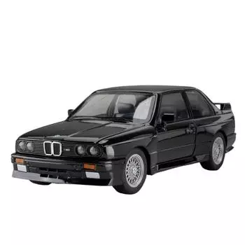 1/24 BMW M3 1988 уличная машина литая модель автомобиля из сплава металла коллекционная модель автомобиля хобби декоративное украшение подарочная коробка для парня подарок чёрный