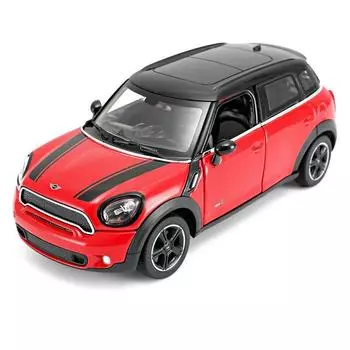 1/24 BMW Mini COOPER Countryman Модель автомобиля из легкого сплава Mini Coopers Моделирование литья под давлением Металлические игрушечные транспортные средства Коллекция Детские подарки красный