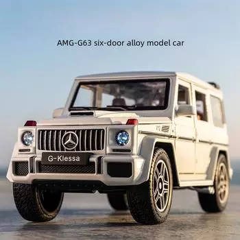 1:24 игрушечных внедорожника Mercedes-Benz G63 Alloy - идеальный подарок для мальчиков