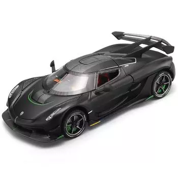 1:24 Knigseg Alloy Car Model Acousto-optic Force Simulation Sports Car Car белый